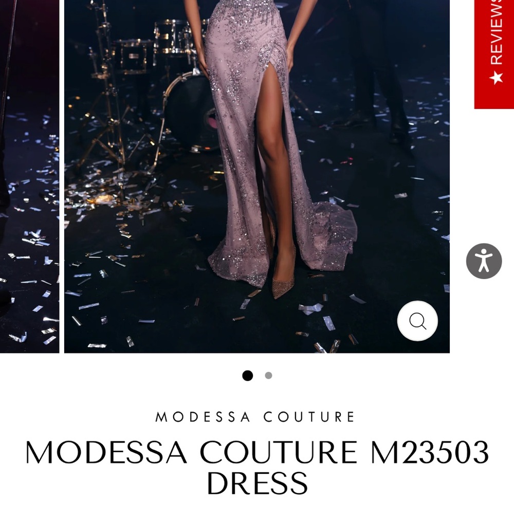 Modessa Couture Dress - Size 14 style number M23503 in Lilac Purple